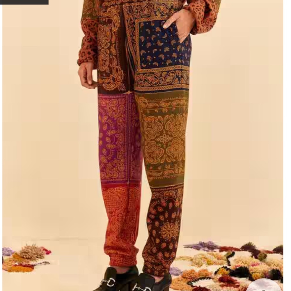 FARM Rio Multicolor Patchwork Jumpsuit - Picture 3 of 6